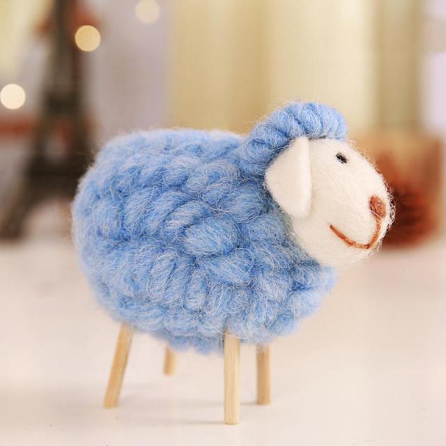 Jouet en peluche de 4" Baba Sheep Wool Felt