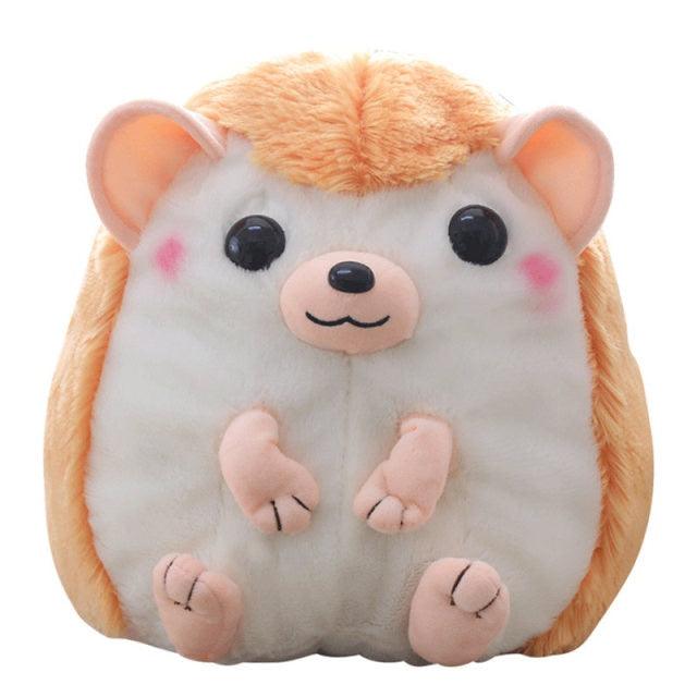 Plush hedgehog shoulder bag