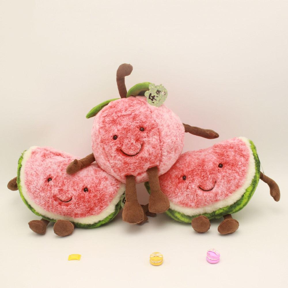 Peluches melon d'eau Kawaii