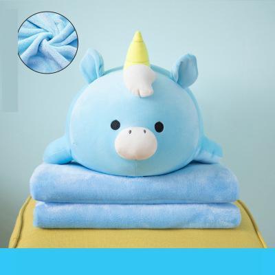 Classic style cartoon pillow with folded cover